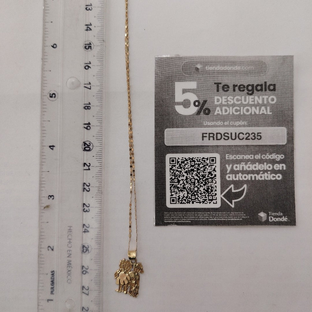 CADENA, DIJE ORO 10 K 1.8 GRMS (SEMINUEVO)