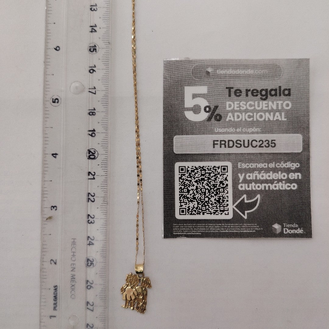 CADENA, DIJE ORO 10 K 1.8 GRMS (SEMINUEVO)
