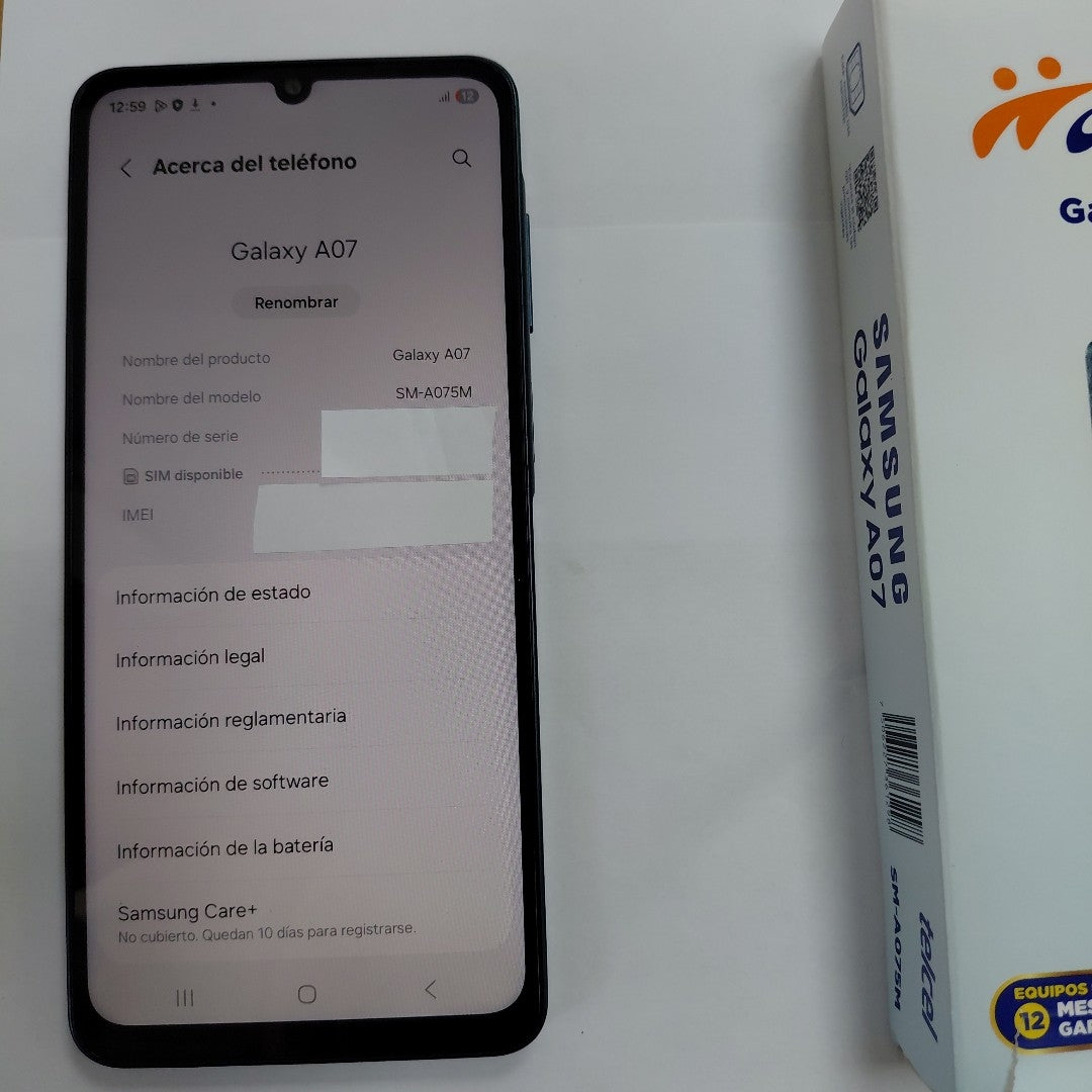 CELULAR SAMSUNG GALAXY A07 SM-A075M (2025) 64 GB 4 GB RAM (SEMINUEVO)