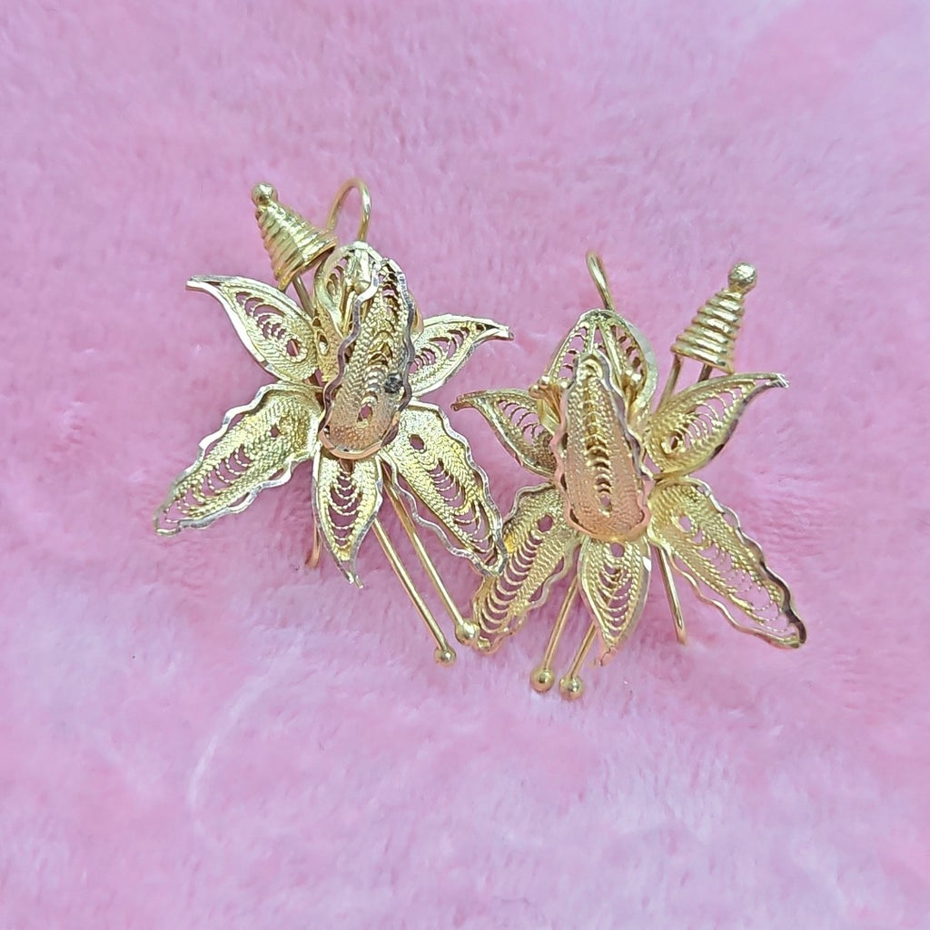 ARETES PAR ORO 10 K 6.2 GRMS (SEMINUEVO)