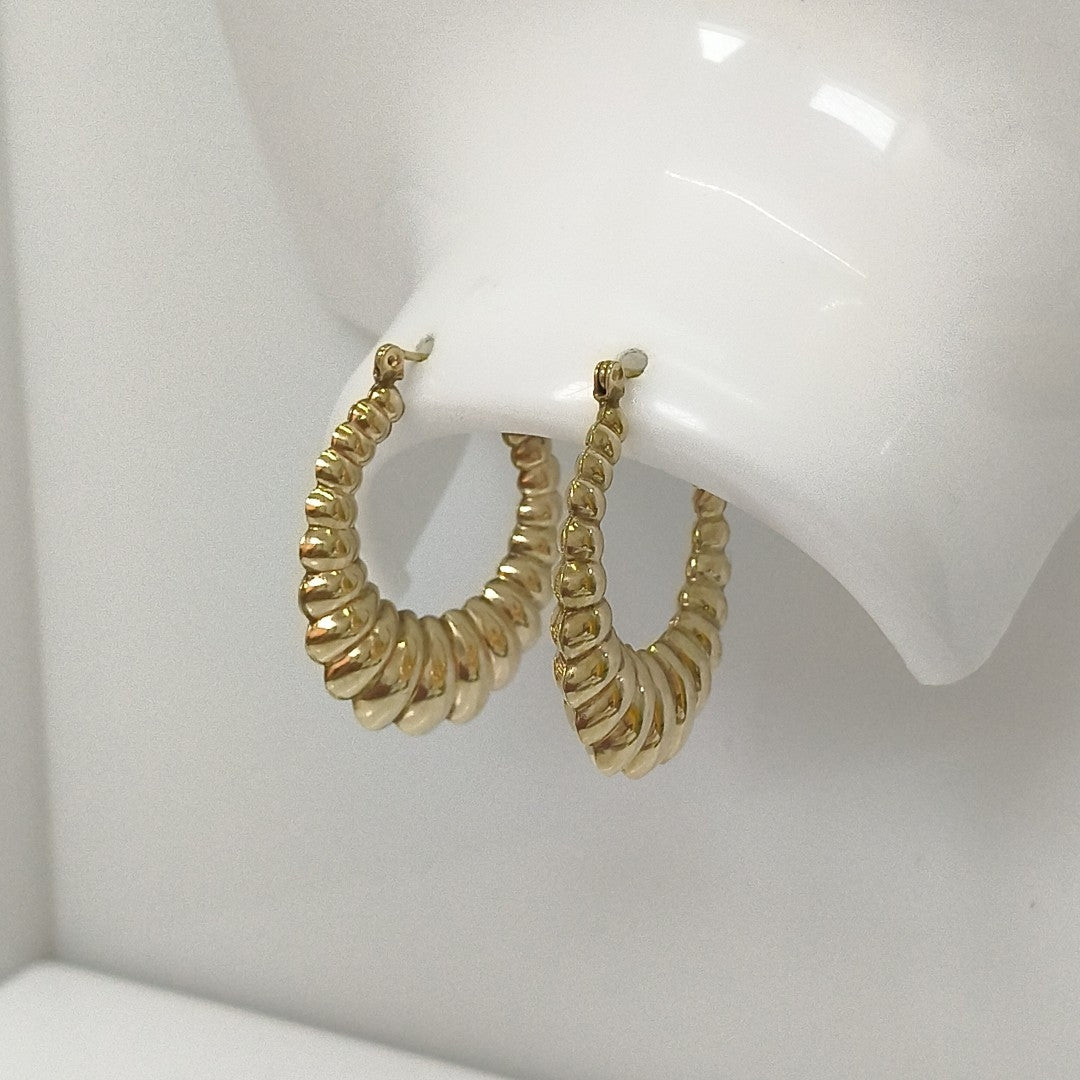 ARRACADAS PAR ORO 10 K 3,70 GRMS (SEMINUEVO)