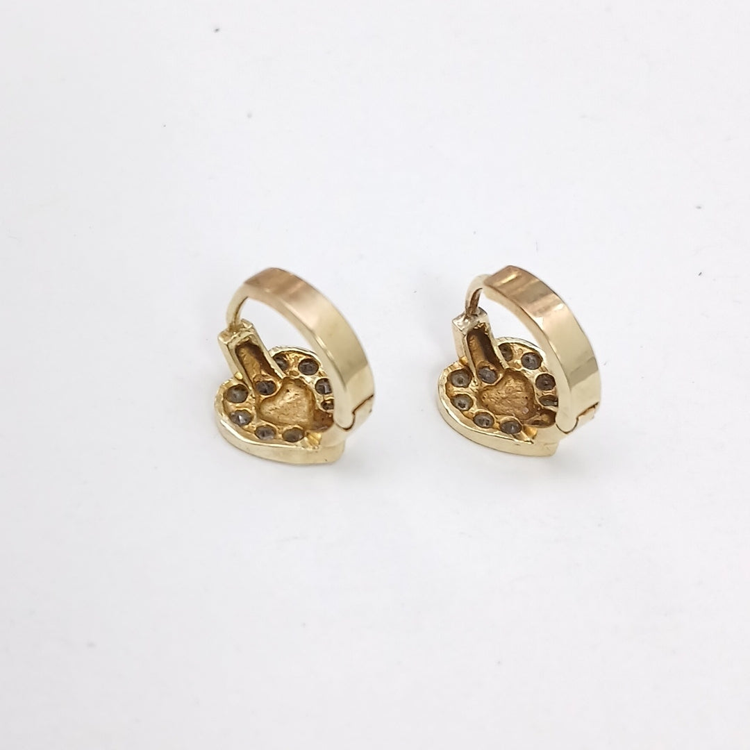 ARETES PAR ORO 10 K 1,80 GRMS (SEMINUEVO)