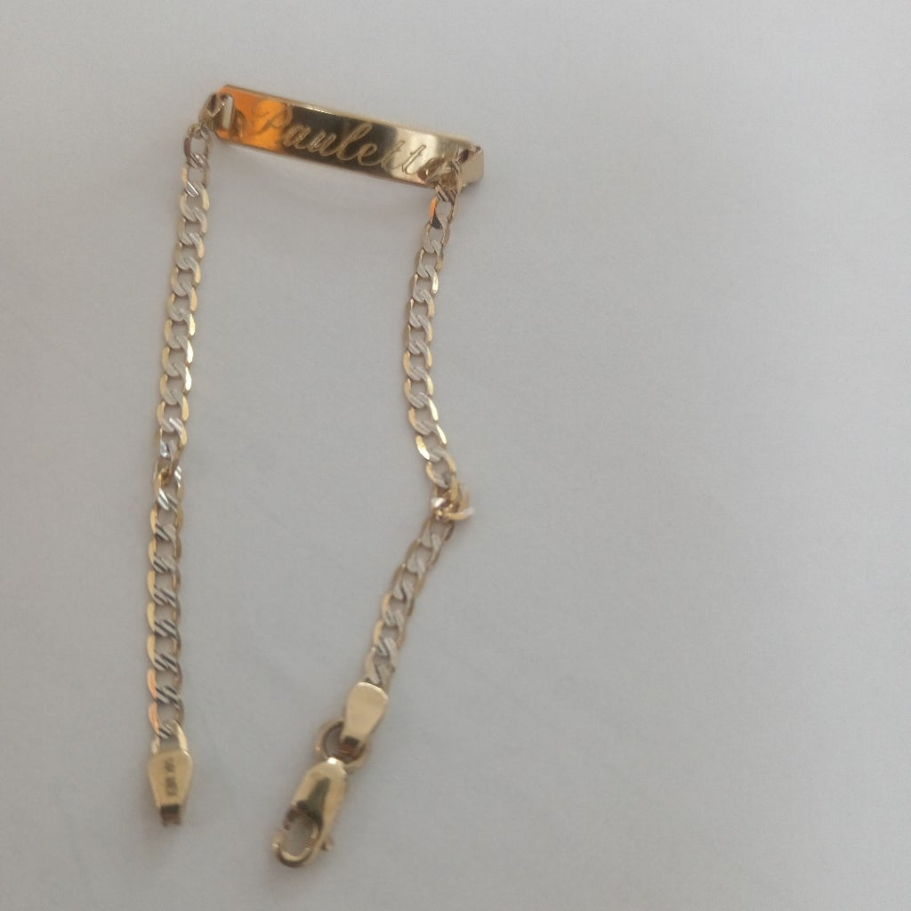 ESCLAVA ORO COMBINADO 14 K 2.3 GRMS (SEMINUEVO)