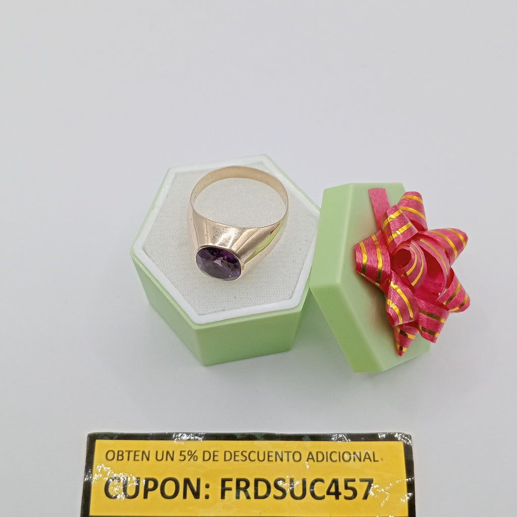 ANILLO ORO 10 K 5.7 GRMS (SEMINUEVO)
