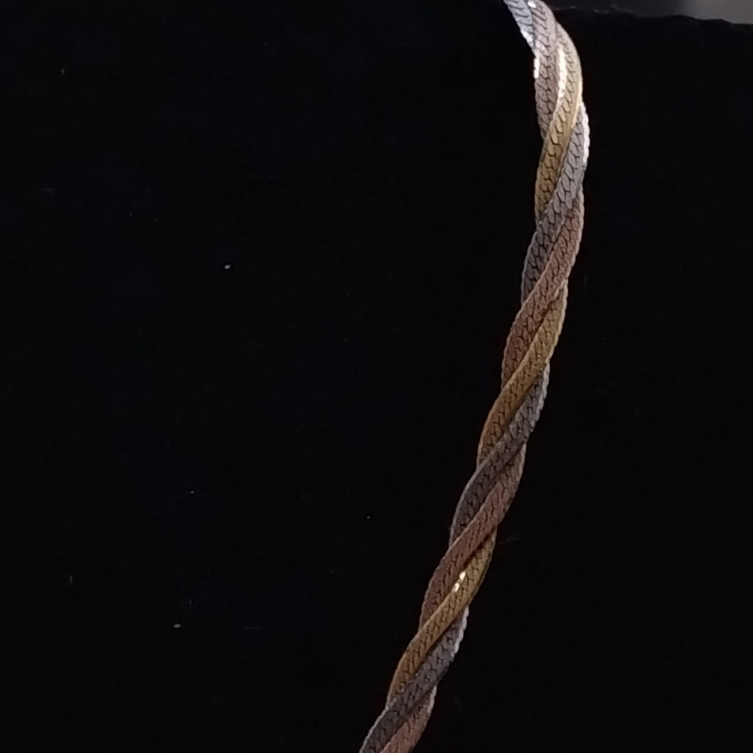 CADENA ORO, ORO COMBINADO 14 K 8.2 GRMS (SEMINUEVO)