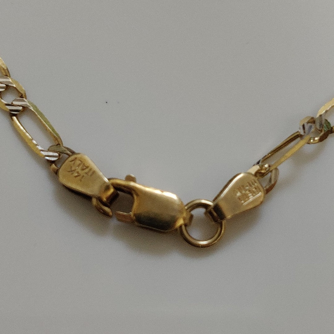 CADENA ORO, RODIADO 14 K 4.1 GRMS (SEMINUEVO)