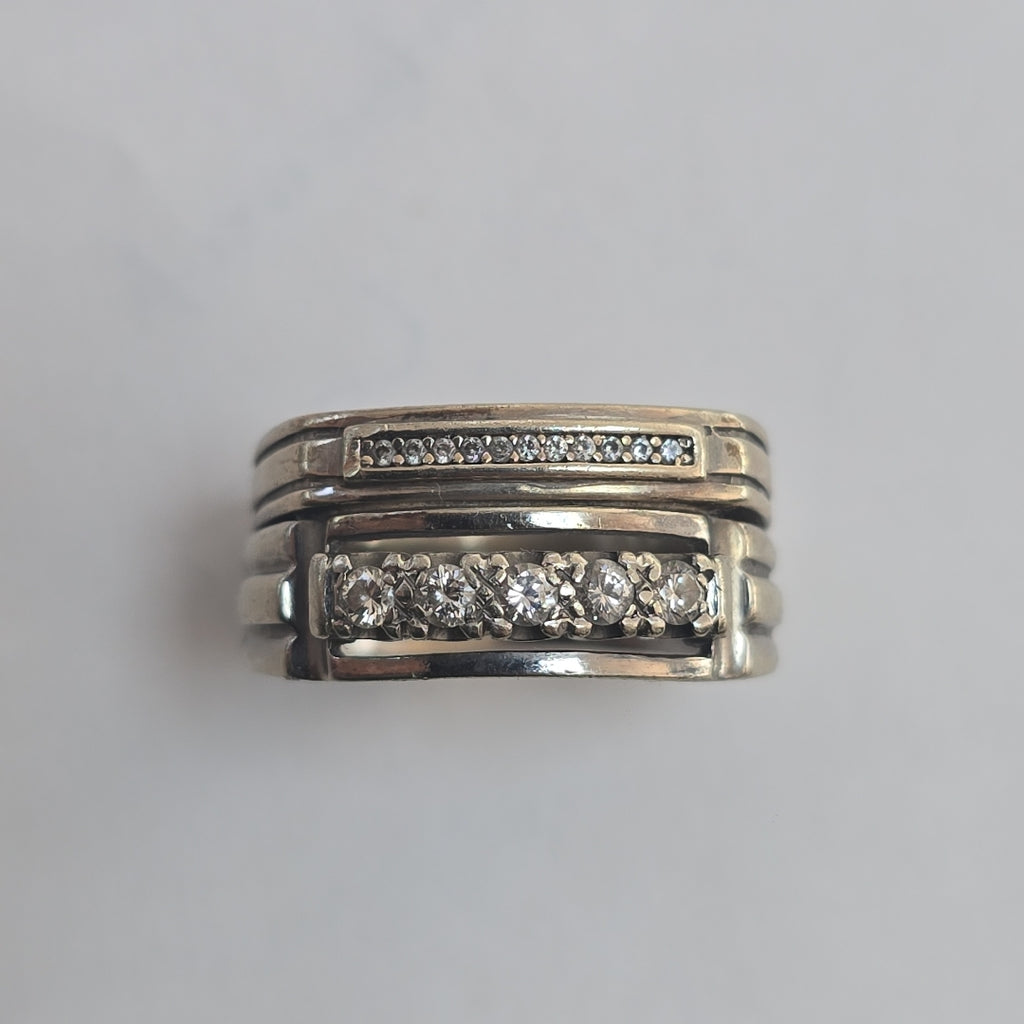 ANILLITO ORO BLANCO 14 K 9.8 GRMS (SEMINUEVO)