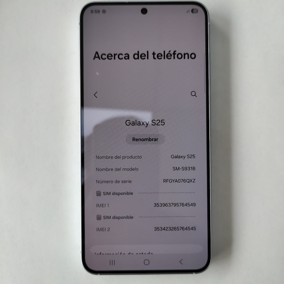 CELULAR SAMSUNG GALAXY S25 SM-S931B (2025) 256 GB 12 GB RAM