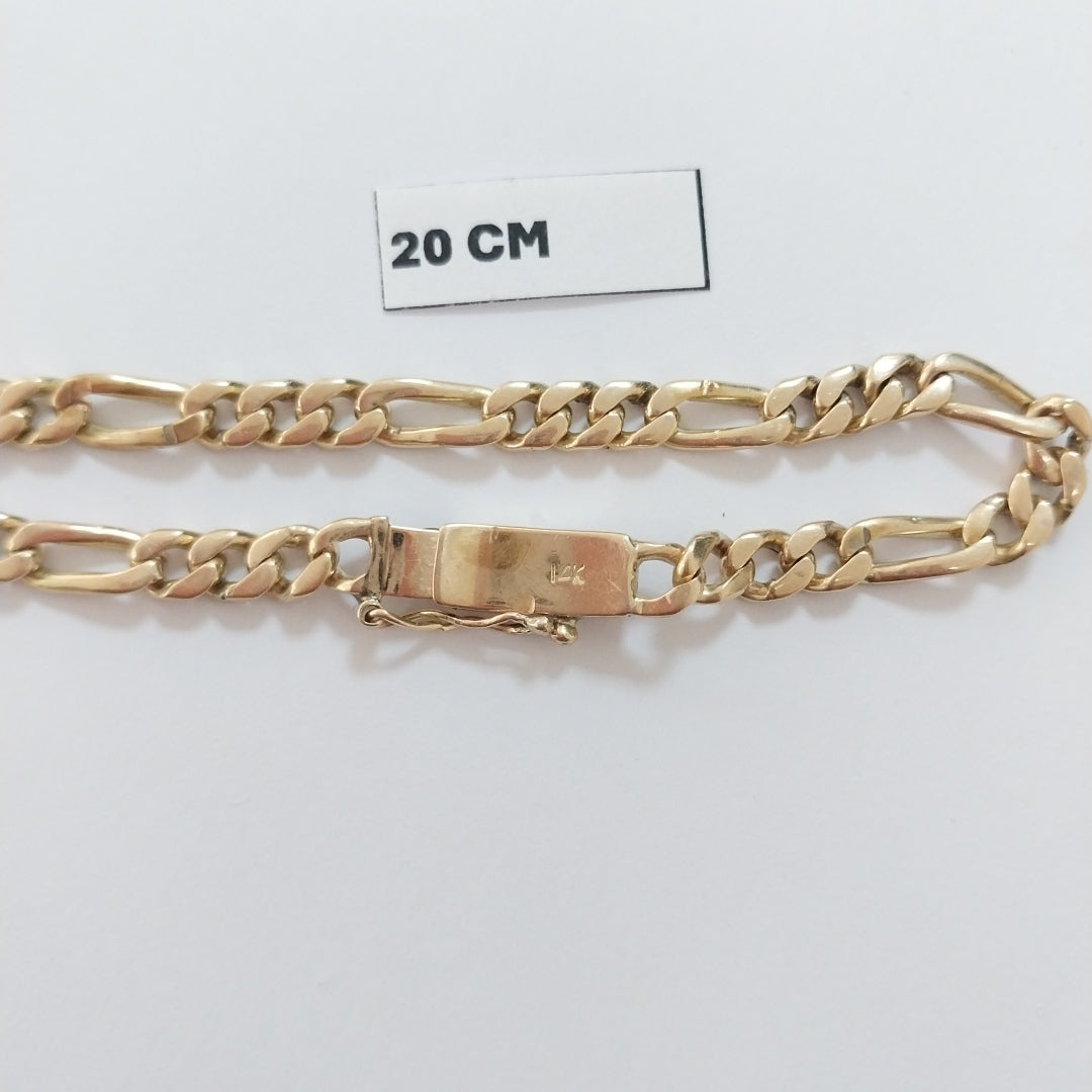 PULSERA ORO 14 K 14.1 GRMS (SEMINUEVO)