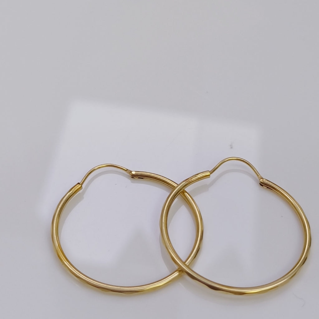 ARRACADAS PAR ORO 14 K 1.8 GRMS (SEMINUEVO)