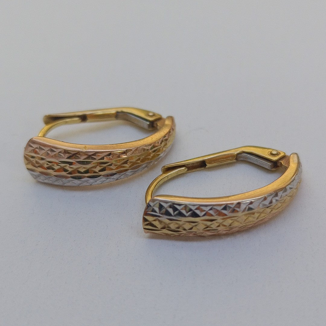 ARETES PAR ORO 14 K 1,50 GRMS (SEMINUEVO)