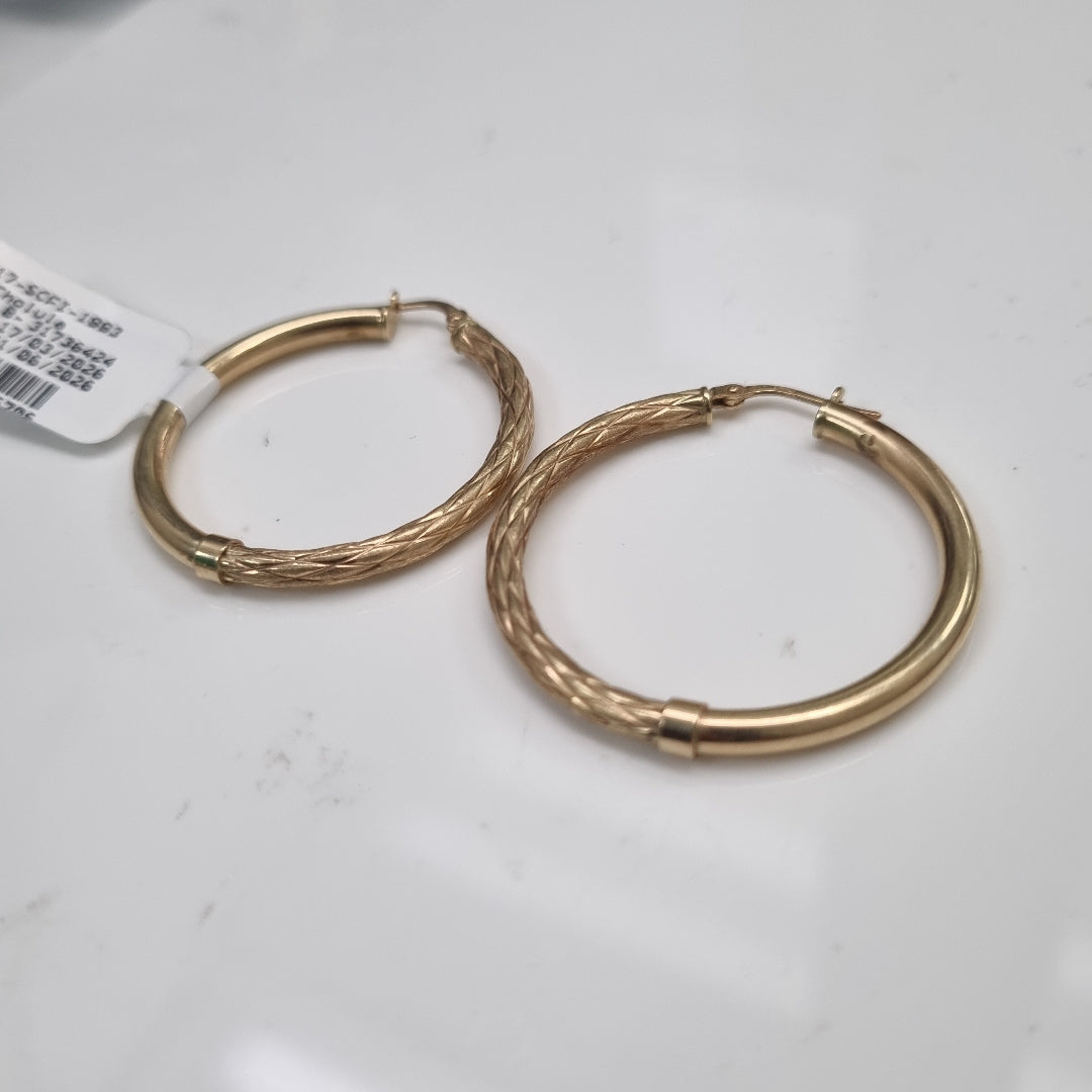 ARRACADAS PAR ORO 10 K 3.4 GRMS (SEMINUEVO)