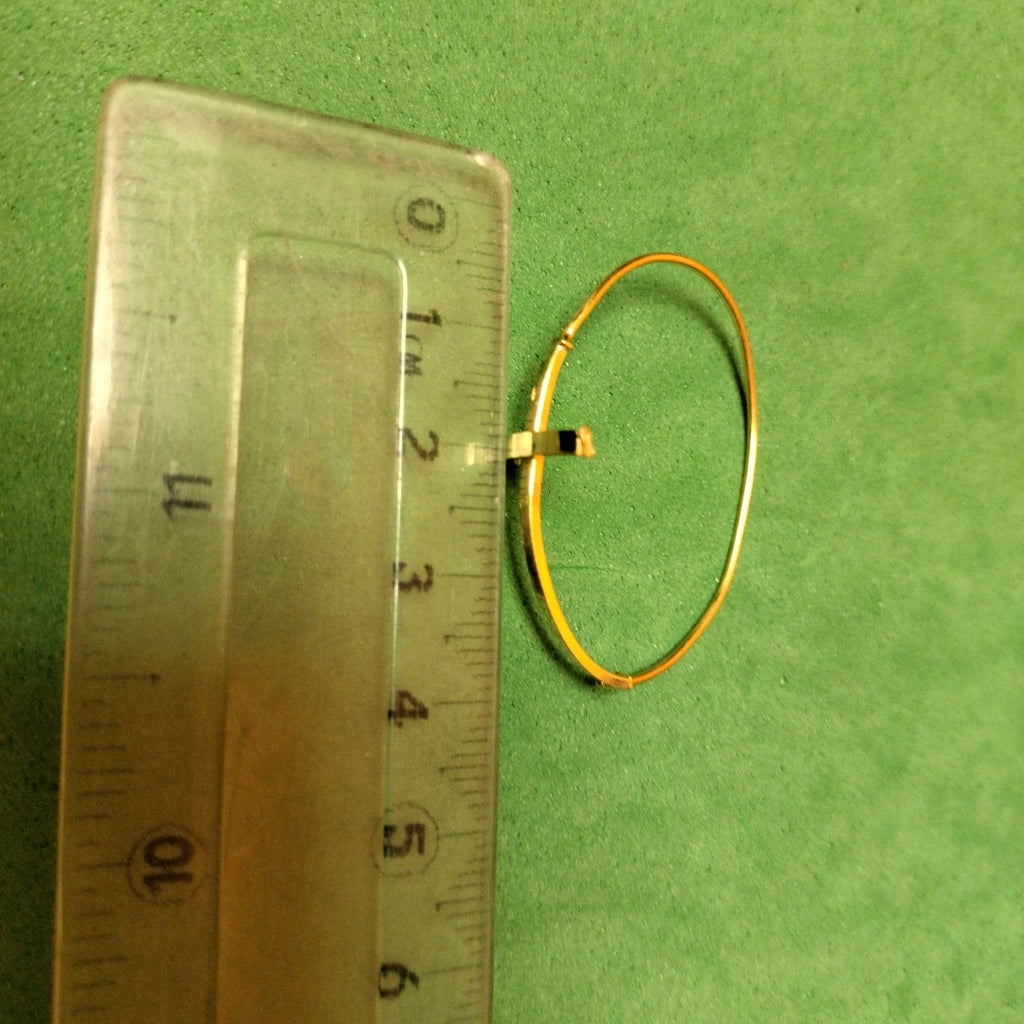 ARRACADAS PAR ORO 14 K 1,50 GRMS (SEMINUEVO)