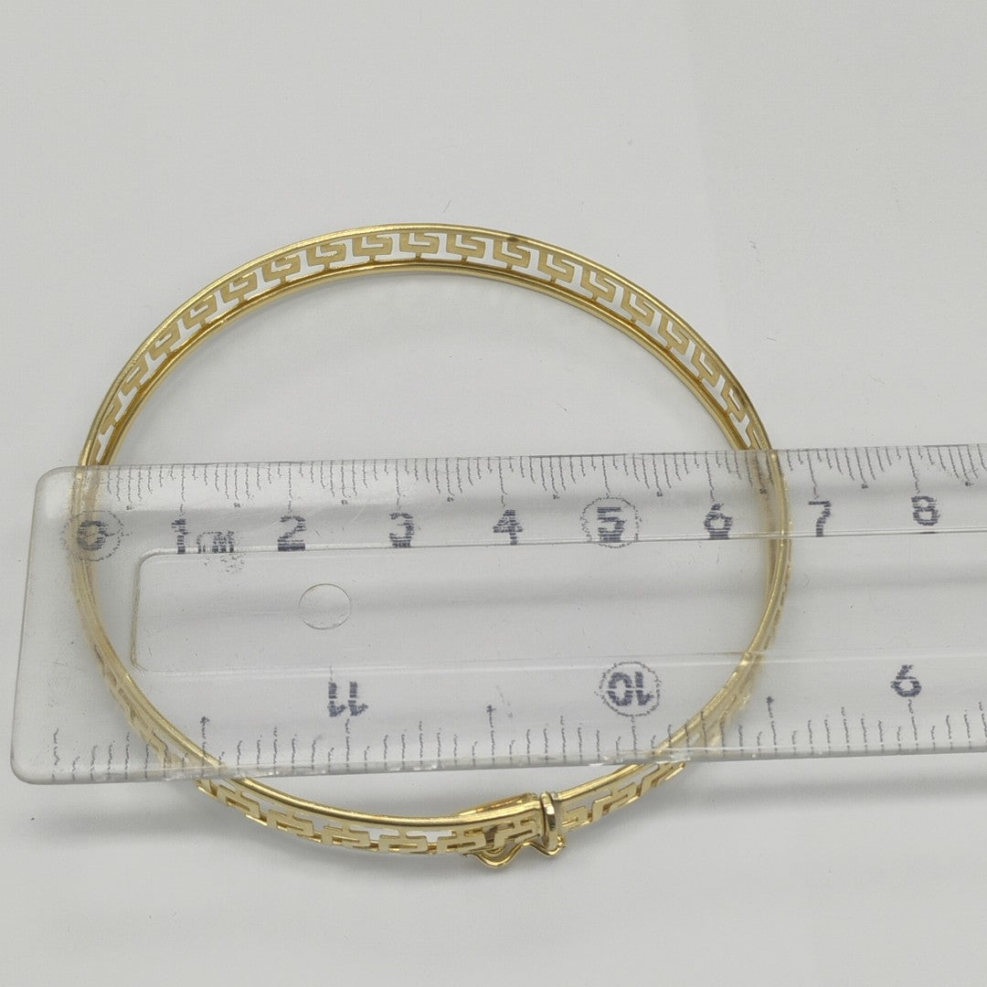 PULSERA RIGIDA ORO 14 K 7.3 GRMS (SEMINUEVO)