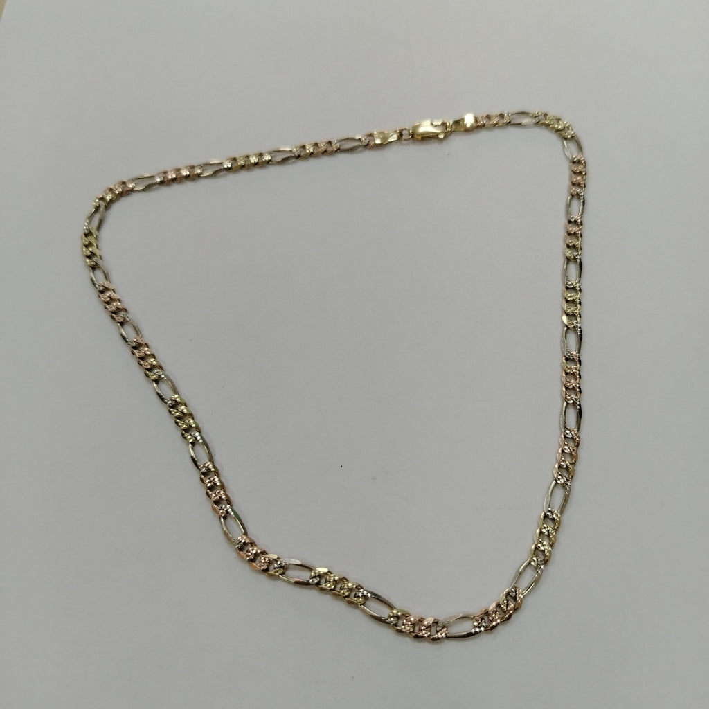 CADENA ORO, ORO COMBINADO 10 K 12.8 GRMS (SEMINUEVO)