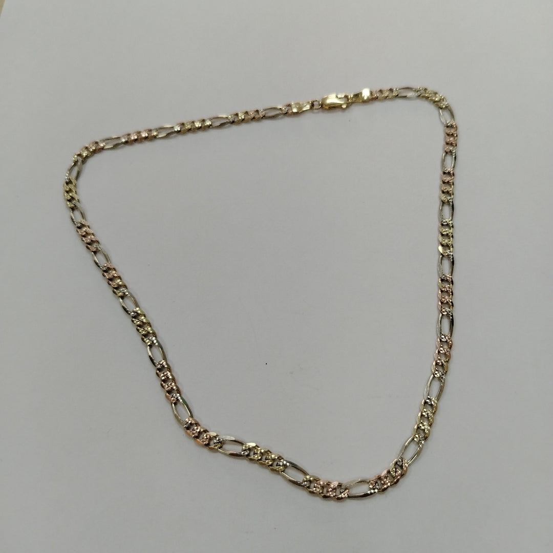 CADENA ORO, ORO COMBINADO 10 K 12.8 GRMS (SEMINUEVO)
