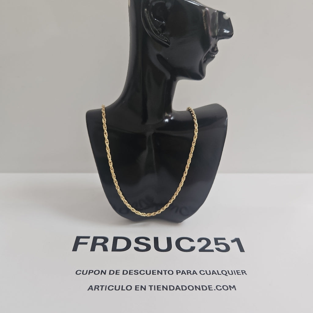 CADENA ORO 14 K 7.6 GRMS (SEMINUEVO)