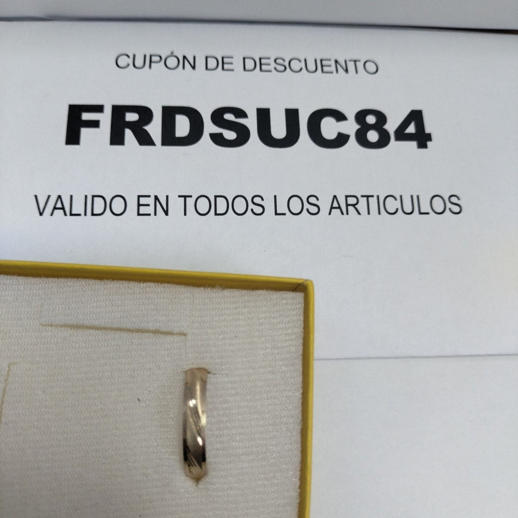 ARGOLLA ORO 10 K 1.4 GRMS (SEMINUEVO)