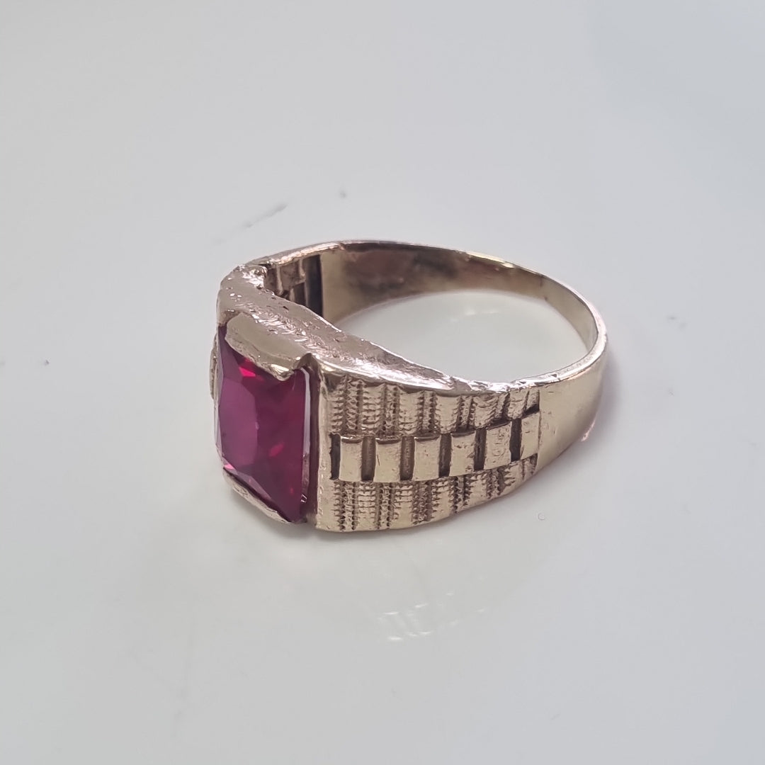 ANILLO ORO 10 K 9.2 GRMS (SEMINUEVO)