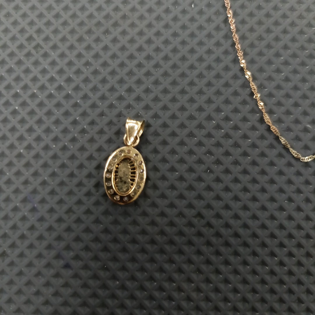 CADENA, DIJE ORO 10 K 1.4 GRMS (SEMINUEVO)