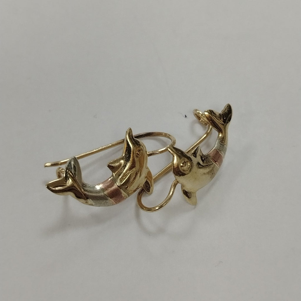 ARETES PAR ORO 10 K 1.1 GRMS (SEMINUEVO)