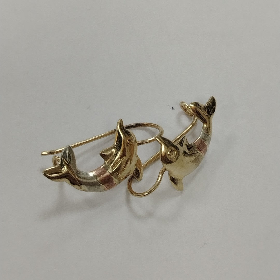 ARETES PAR ORO 10 K 1.1 GRMS (SEMINUEVO)