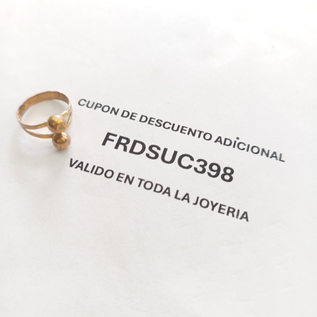 ANILLITO ORO 8 K 0.9 GRMS (SEMINUEVO)