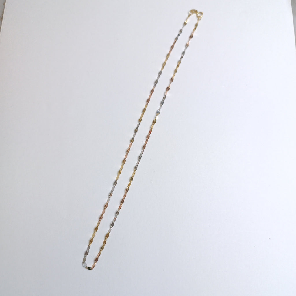 CADENA ORO, ORO COMBINADO 10 K 1.5 GRMS (SEMINUEVO)