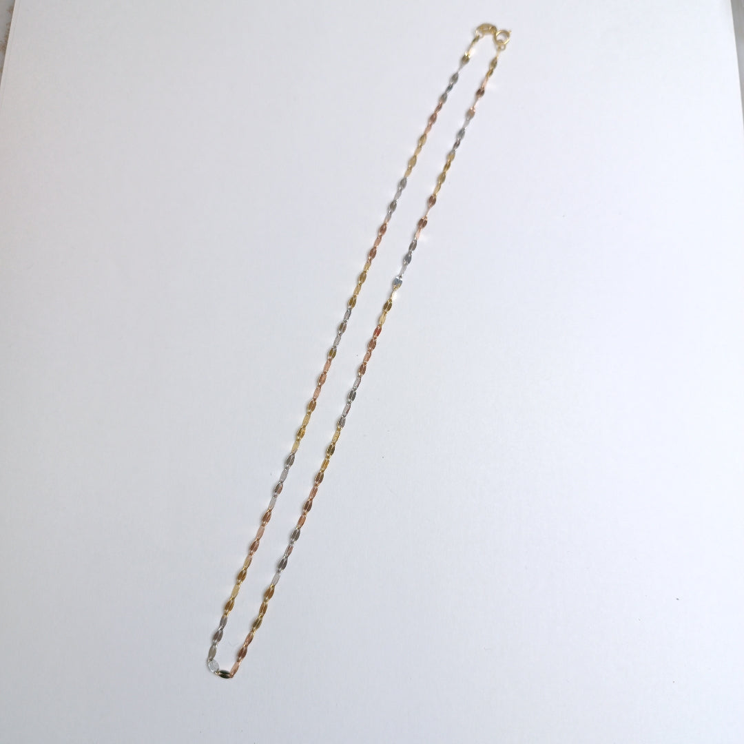 CADENA ORO, ORO COMBINADO 10 K 1.5 GRMS (SEMINUEVO)