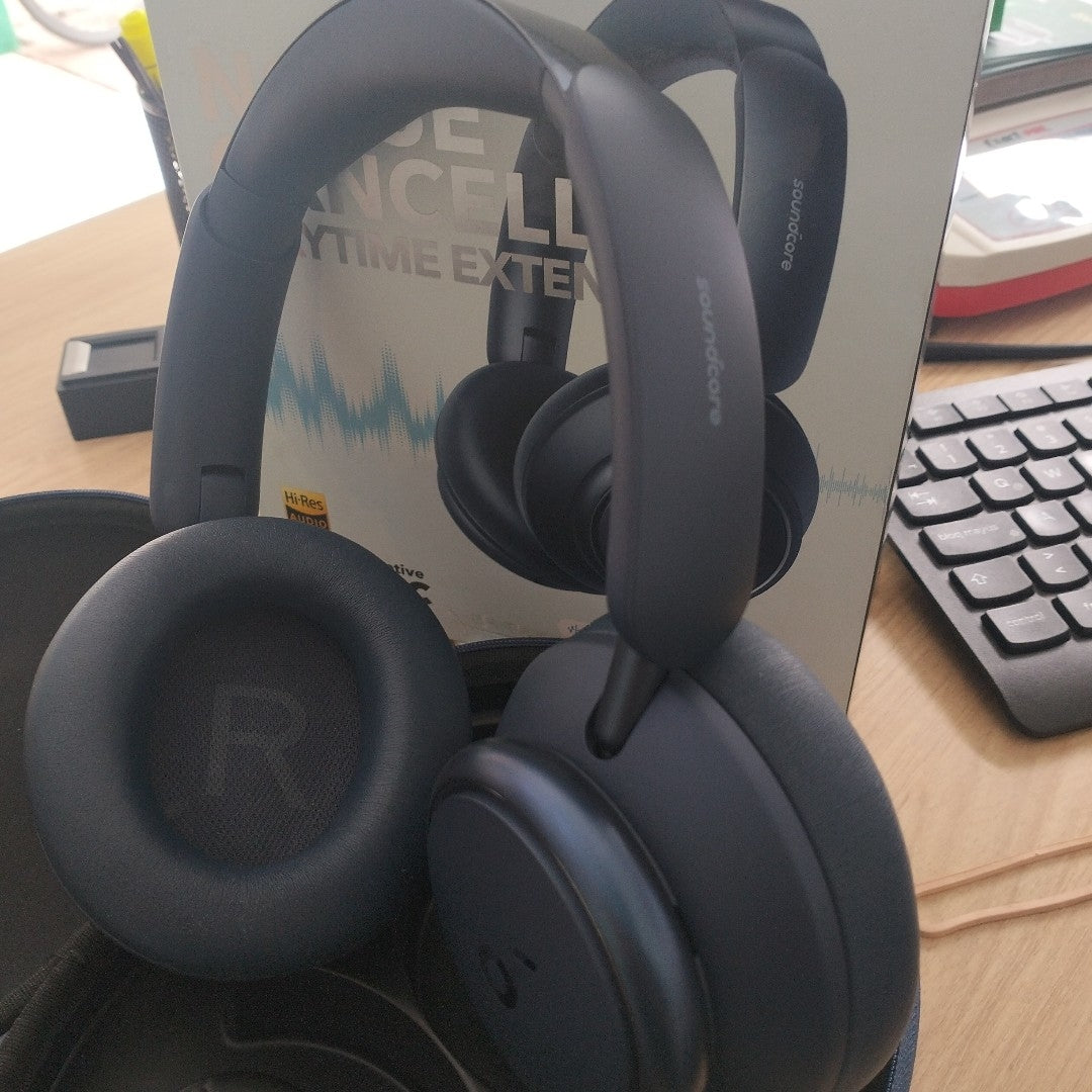 AUDIFONOS SOUNDCORE SPACE Q45 A3040 INALAMBRICO OVER EAR (SEMINUEVO)