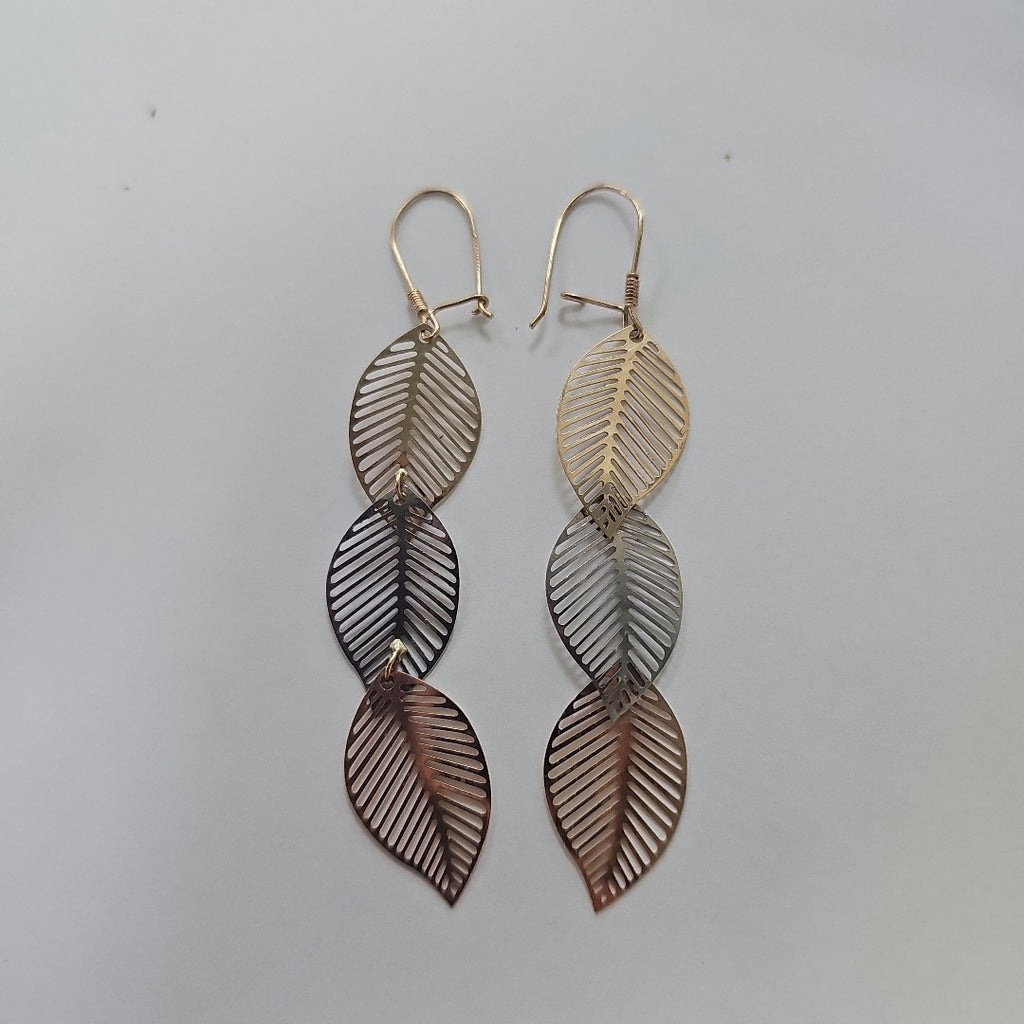 ARETES PAR ORO 14 K 2.2 GRMS (SEMINUEVO)