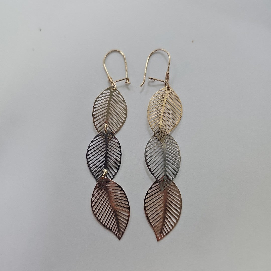 ARETES PAR ORO 14 K 2.2 GRMS (SEMINUEVO)