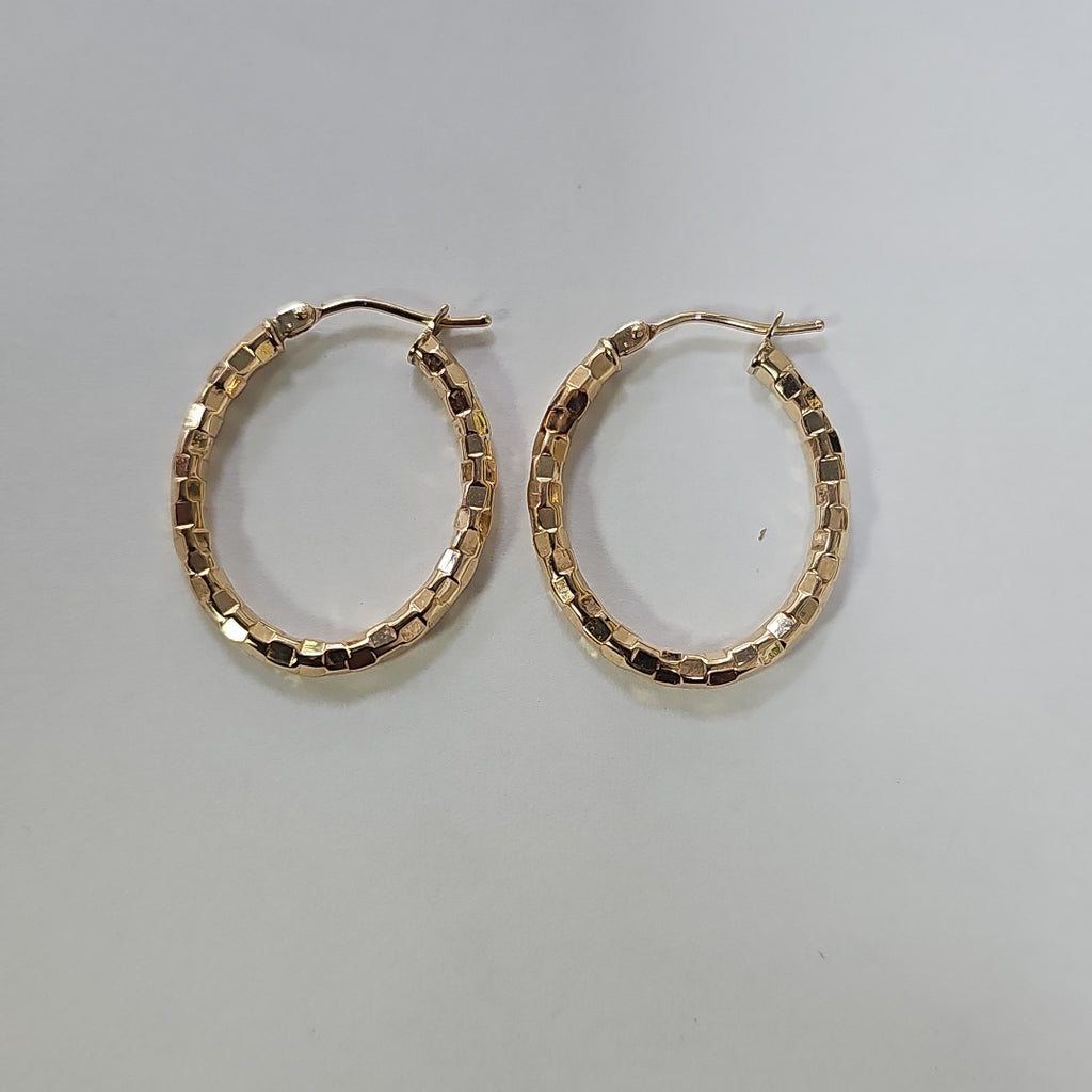 ARRACADAS PAR ORO 14 K 1.4 GRMS (SEMINUEVO)