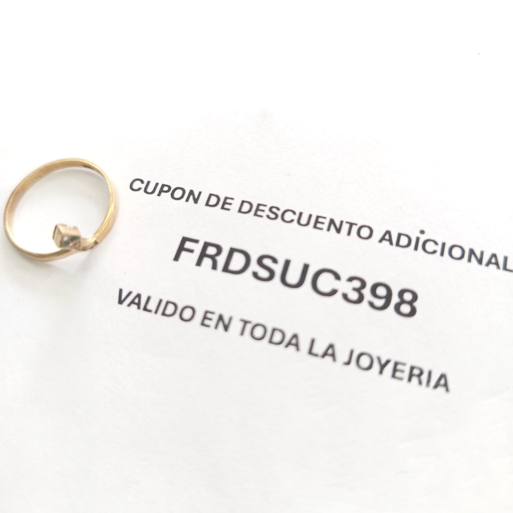 ANILLITO ORO 10 K 1.3 GRMS (SEMINUEVO)
