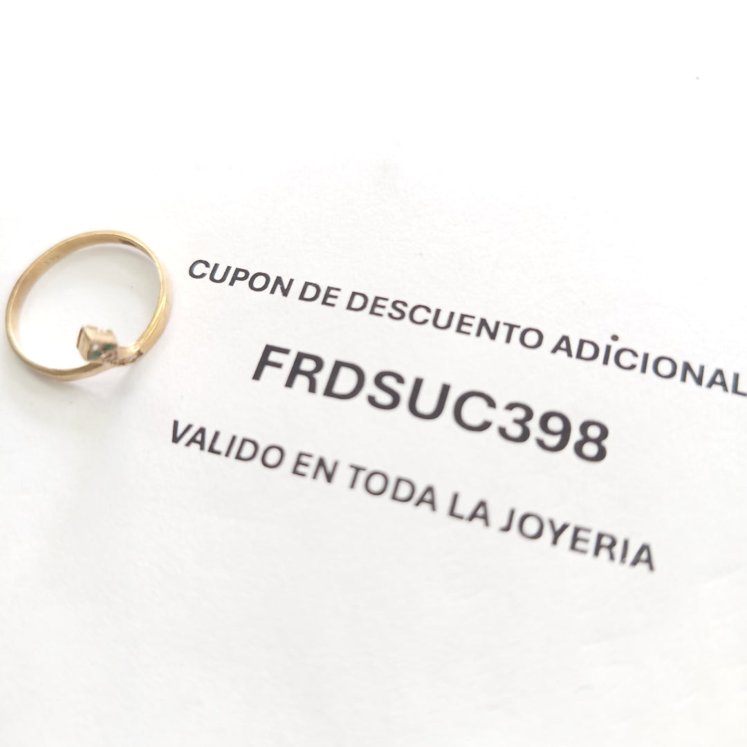 ANILLITO ORO 10 K 1.3 GRMS (SEMINUEVO)