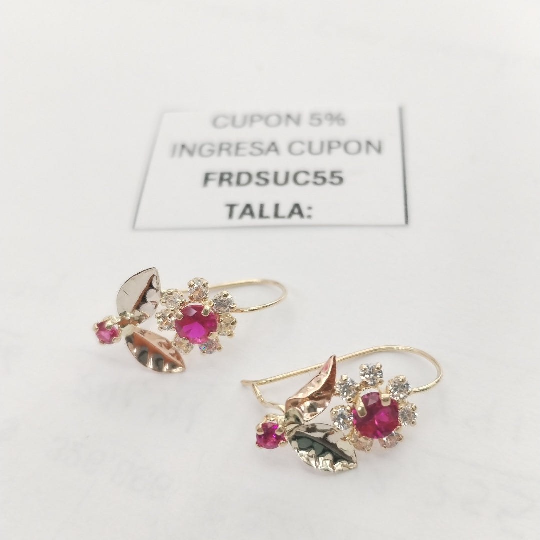 ARETES PAR ORO 10 K 1,40 GRMS (SEMINUEVO)