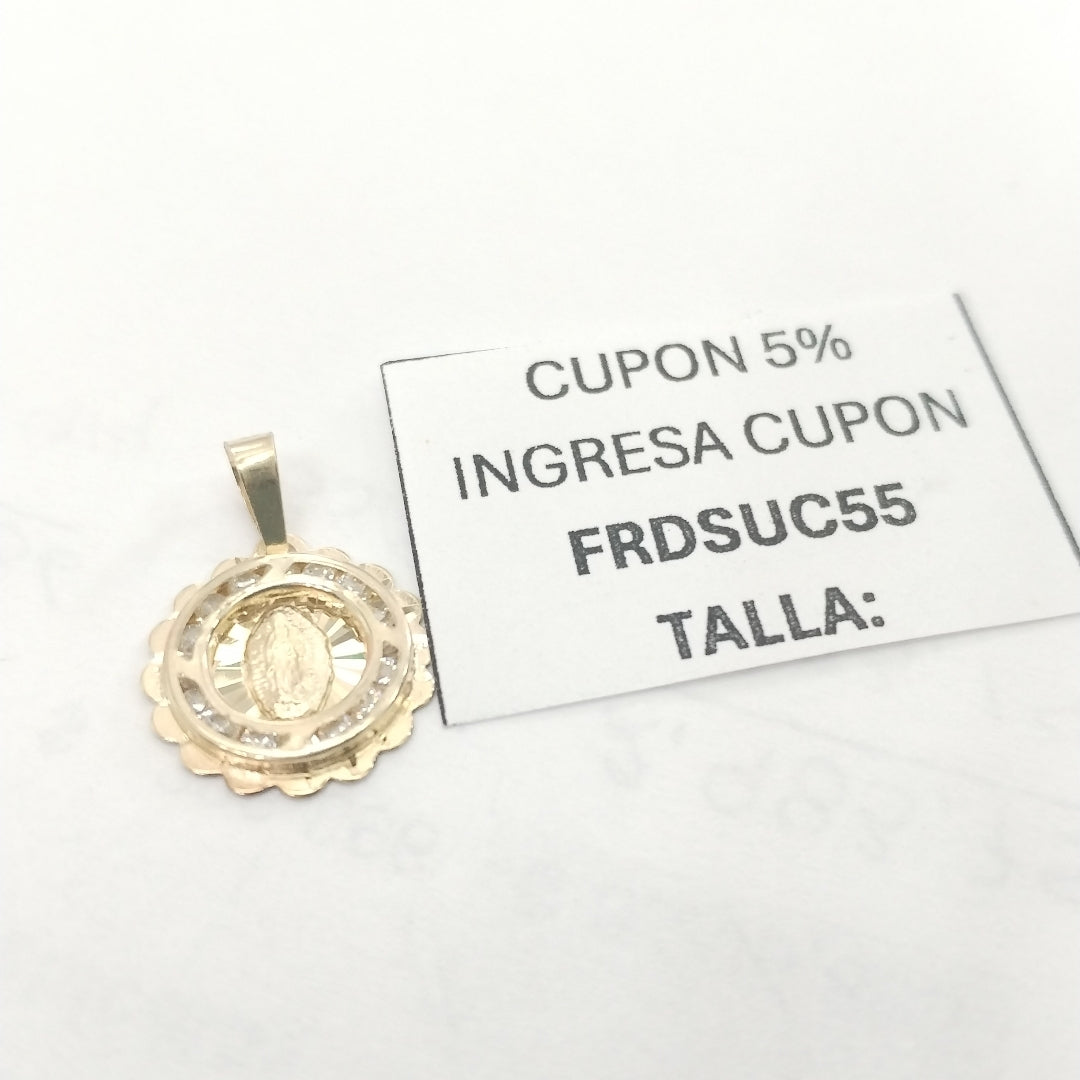 MEDALLA RELIGIOSA ORO 8 K 0,70 GRMS (SEMINUEVO)