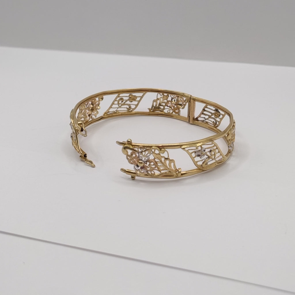 PULSERA RIGIDA ORO 10 K 18,60 GRMS (SEMINUEVO)