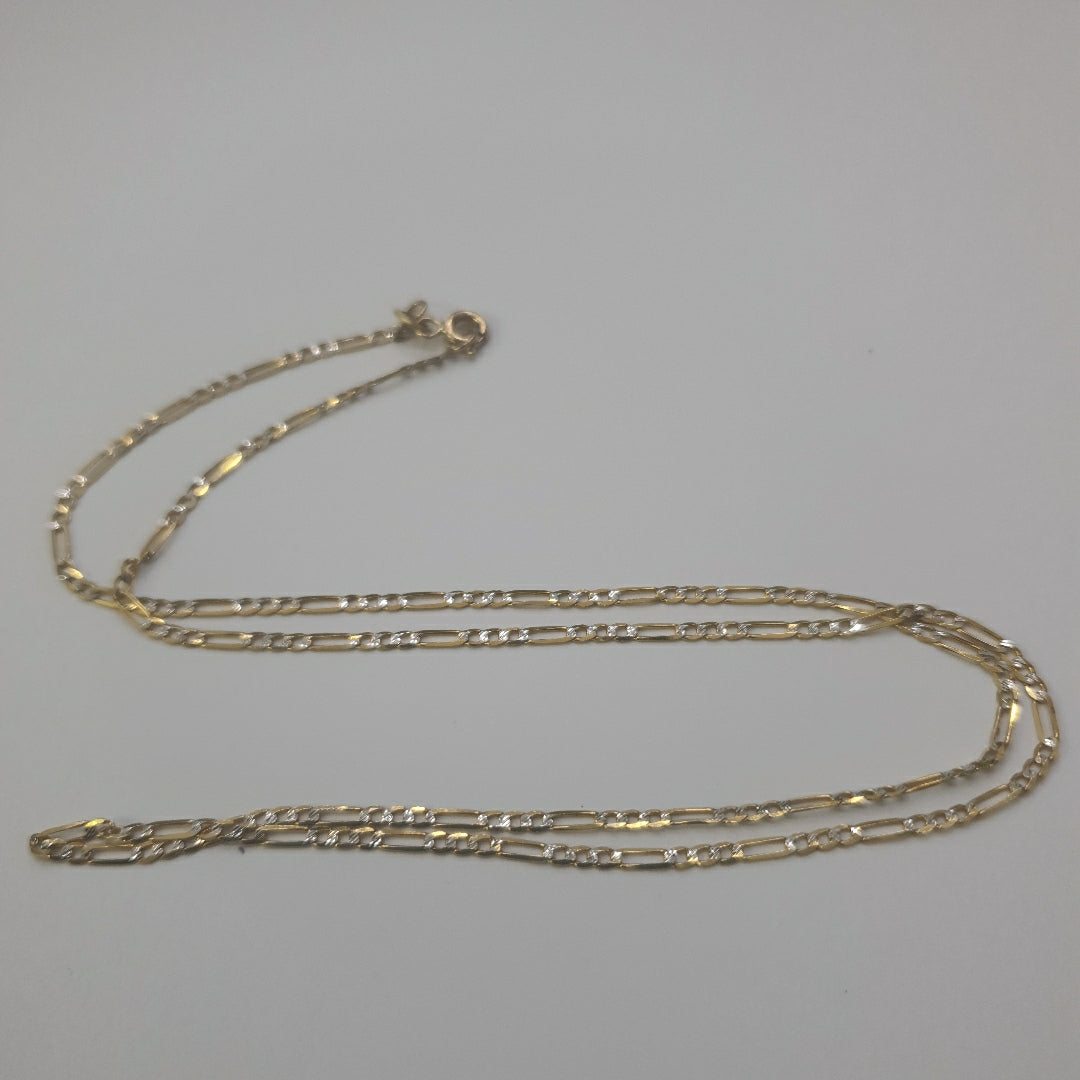 CADENA ORO, RODIADO 14 K 2.7 GRMS (SEMINUEVO)