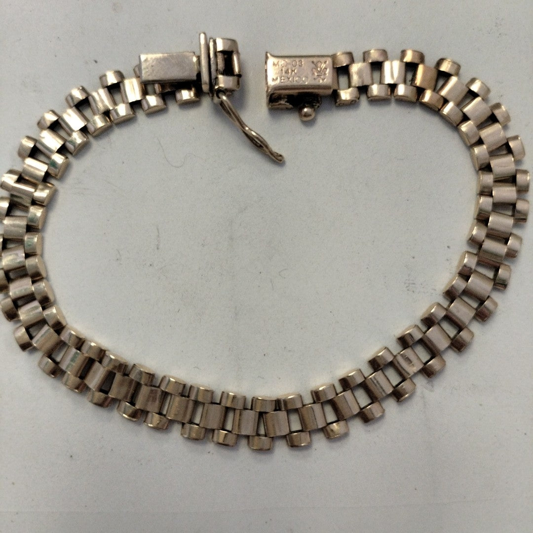 PULSERA ORO 14 K 9.3 GRMS (SEMINUEVO)