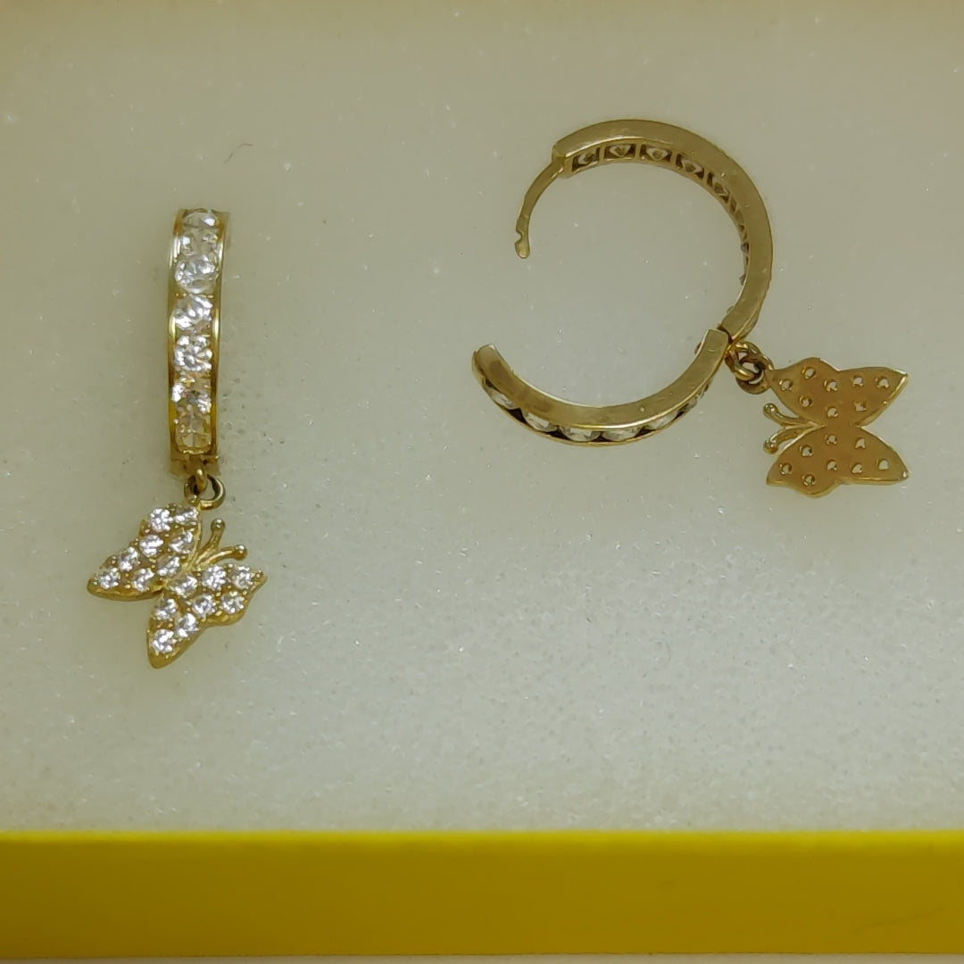 ARRACADAS PAR ORO 14 K 3.2 GRMS (SEMINUEVO)