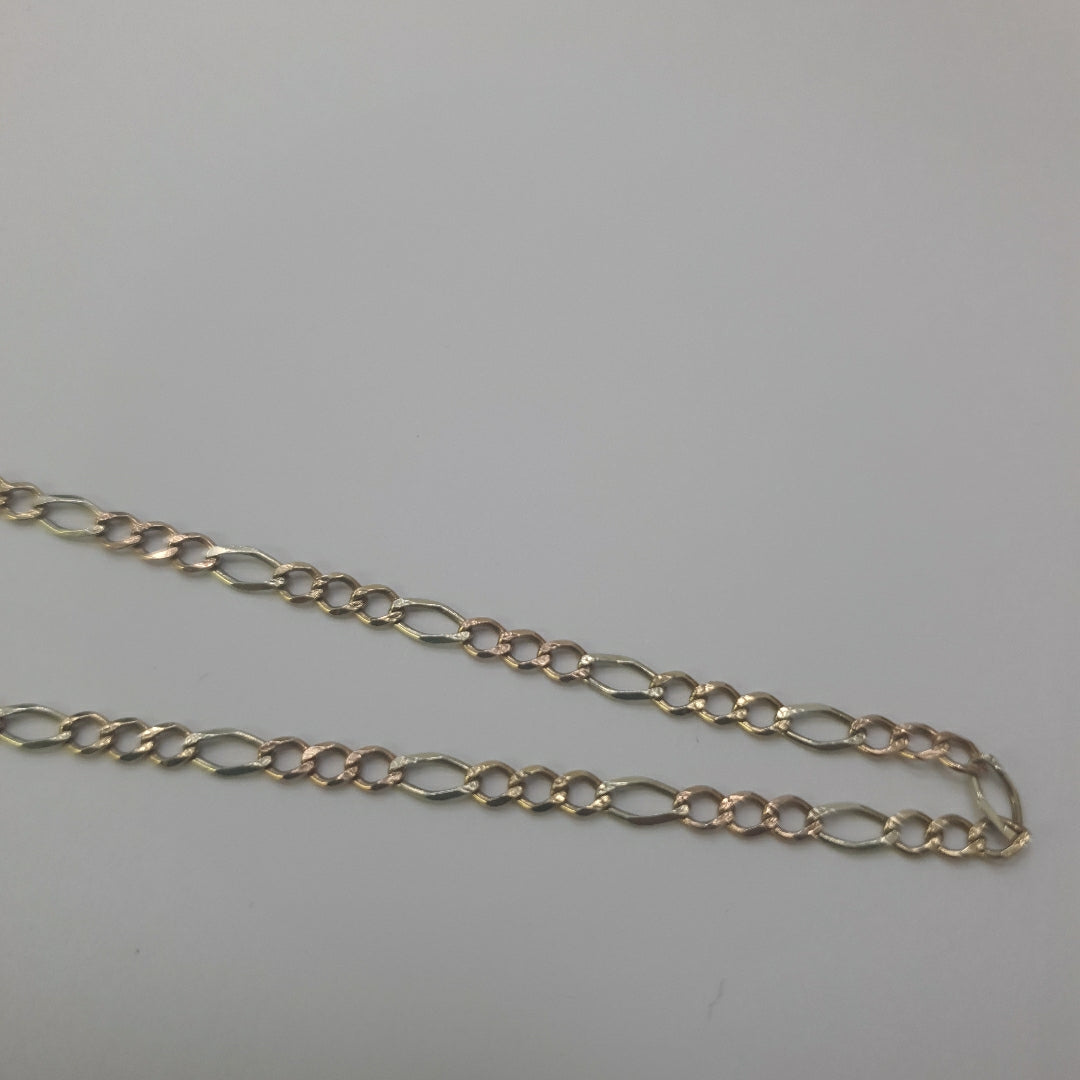CADENA ORO COMBINADO 10 K 4,80 GRMS (SEMINUEVO)