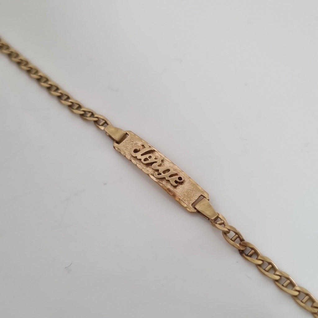 ESCLAVA ORO 10 K 3.6 GRMS (SEMINUEVO)
