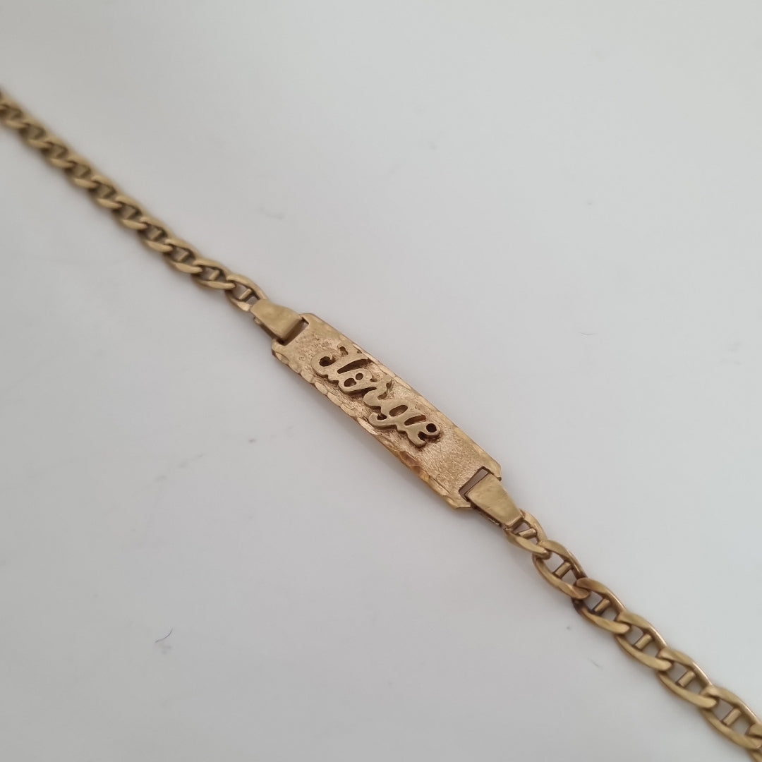 ESCLAVA ORO 10 K 3.6 GRMS (SEMINUEVO)