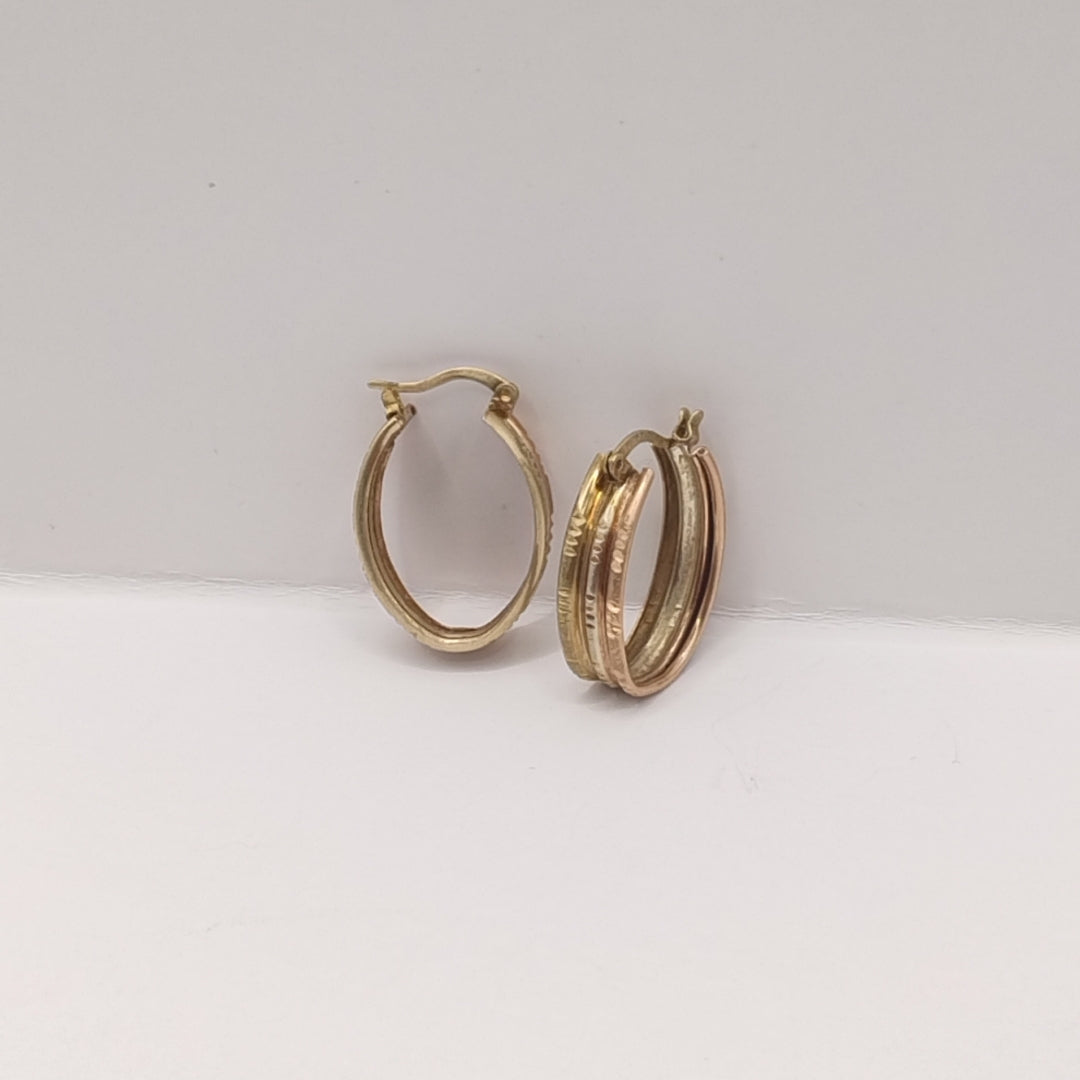 ARRACADAS PAR ORO 10 K 2,90 GRMS (SEMINUEVO)