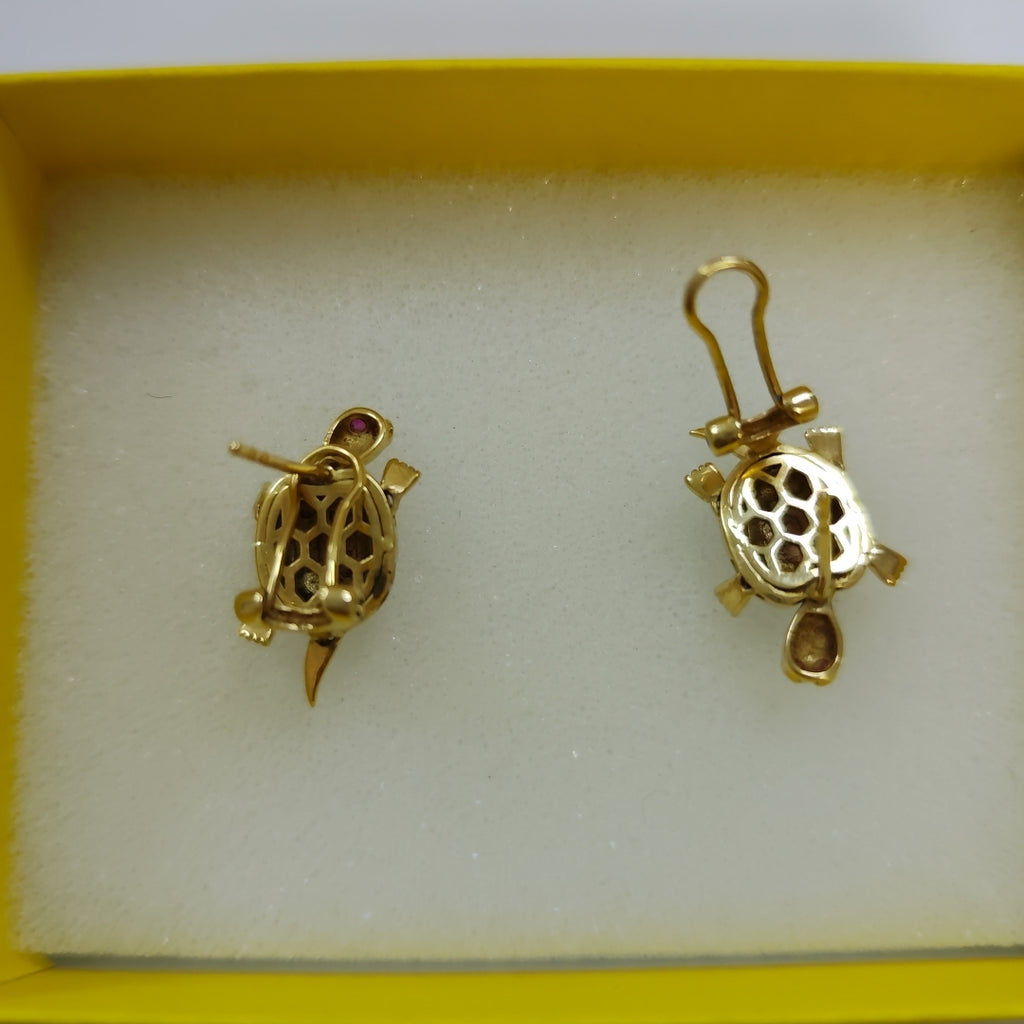 ARETES PAR ORO 14 K 5.3 GRMS (SEMINUEVO)