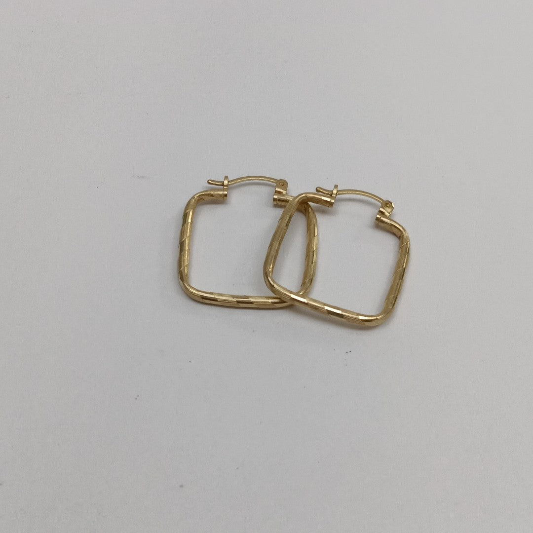 ARRACADAS PAR ORO 14 K 2,60 GRMS (SEMINUEVO)