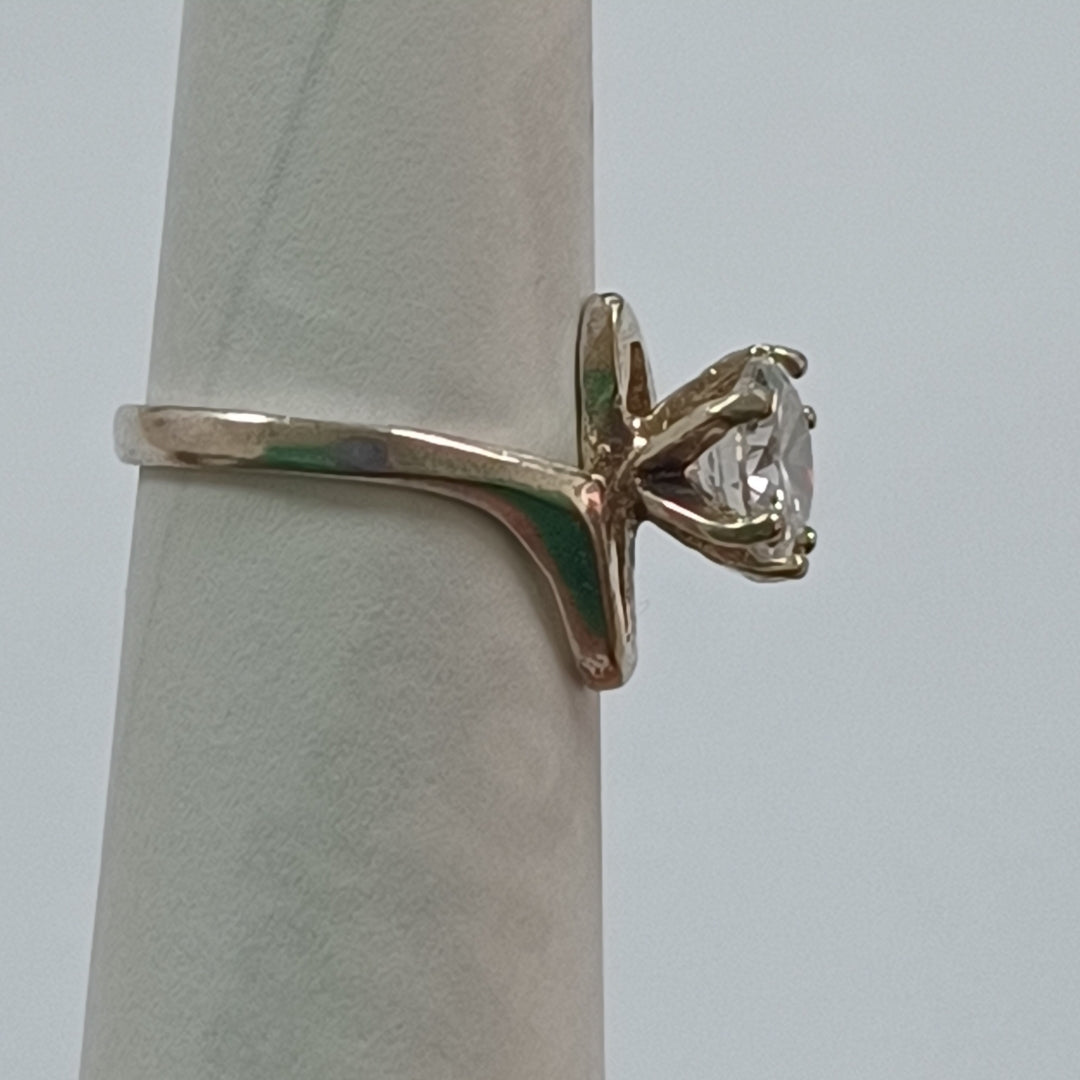 ANILLITO, SOLITARIO PLATA 2.4 GRMS (SEMINUEVO)