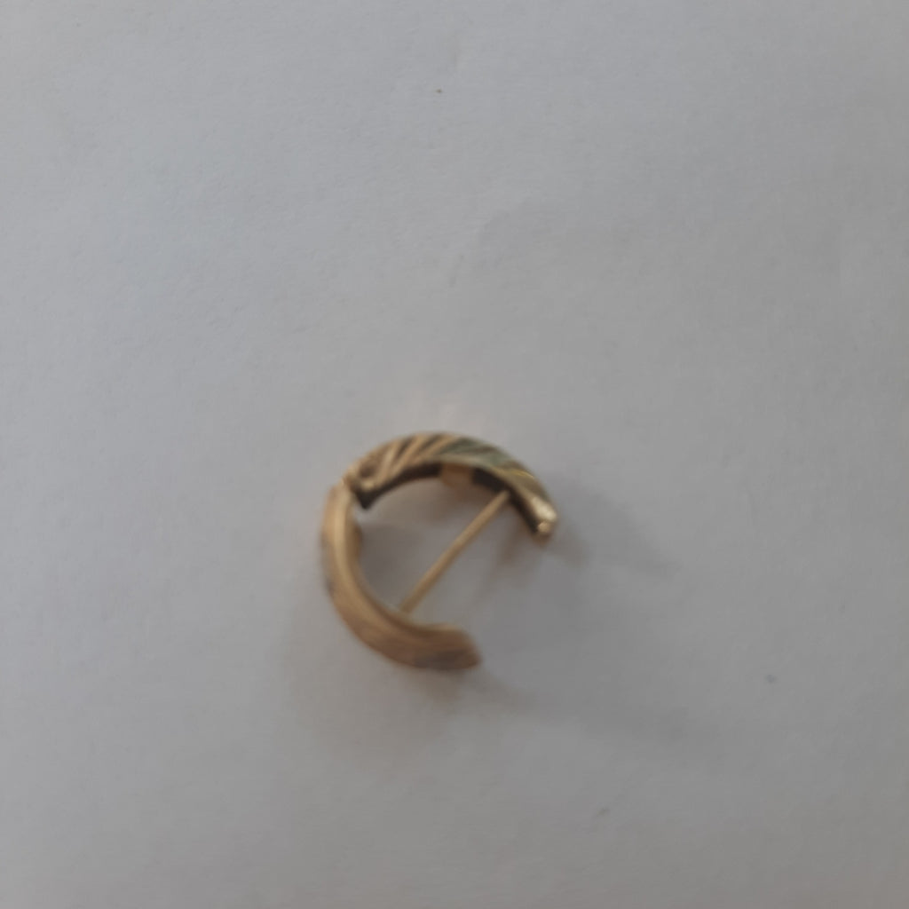 ARRACADAS PAR ORO 14 K 2.6 GRMS (SEMINUEVO)
