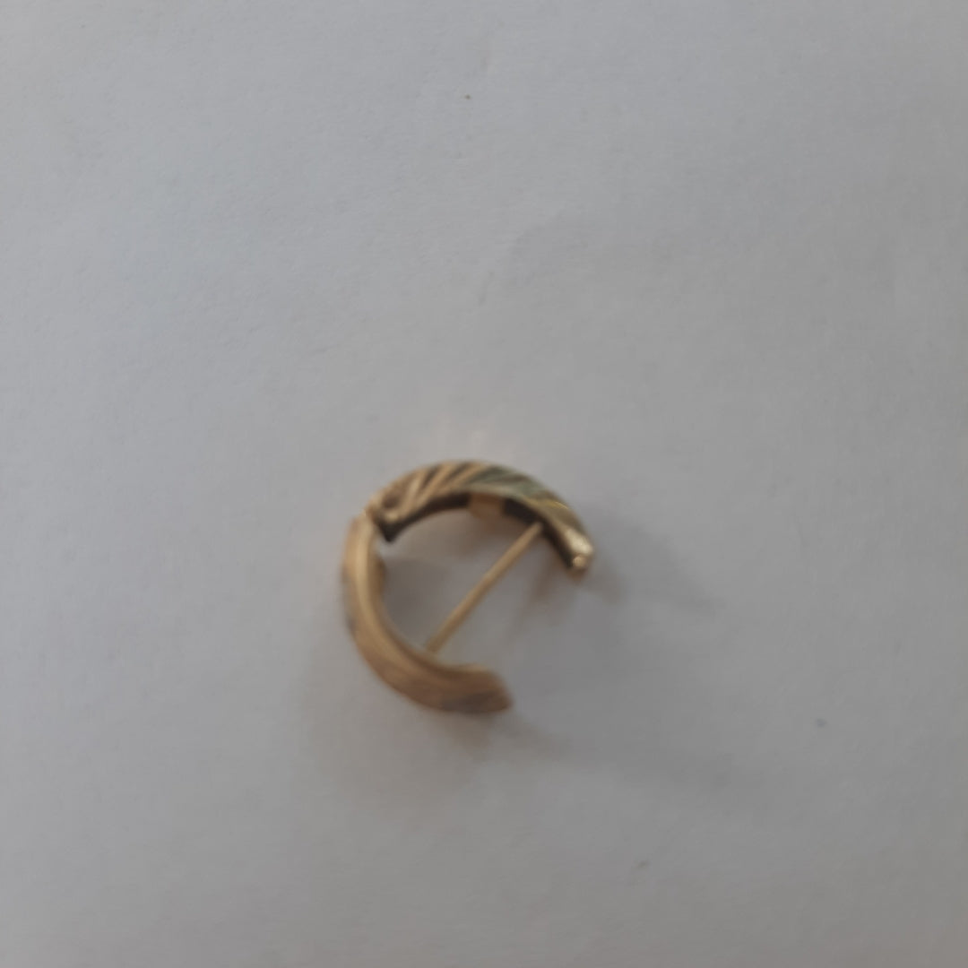 ARRACADAS PAR ORO 14 K 2.6 GRMS (SEMINUEVO)